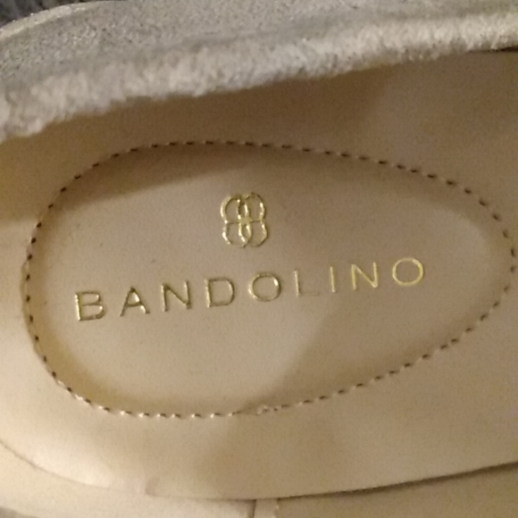 Bandolino Anella Light Natural Suede Loafers with Bow - Picture 7 of 7